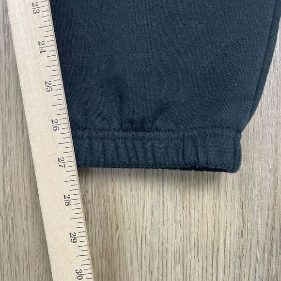 True Religion Pants Mens Large Black Jogg Sweatpants Contrast Stitching Logo - Picture 8 of 9